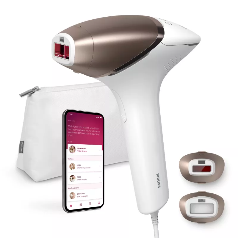 Philips Lumea Prestige Lumea IPL 8000 serija BRI945/00 IPL plaukų šalinimo prietaisas su SenseIQ