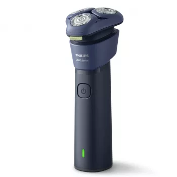 Rotacinis skustuvas Philips 2000 series S2885/00 — 3 galvučių, NiMH įkraunamas, šlapiam ir sausam skutimui, mėlynas