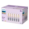 Philips kaitrinė lemputė skaidri 60 W A60 E27 x6, 7 W, 60 W, E27, 806 lm, 15000 h