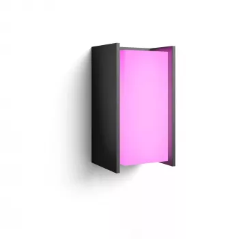Lauko sieninis šviestuvas Signify Philips Hue Turaco — balta ir spalvota šviesa, antracito, Bluetooth/Zigbee, aliuminis