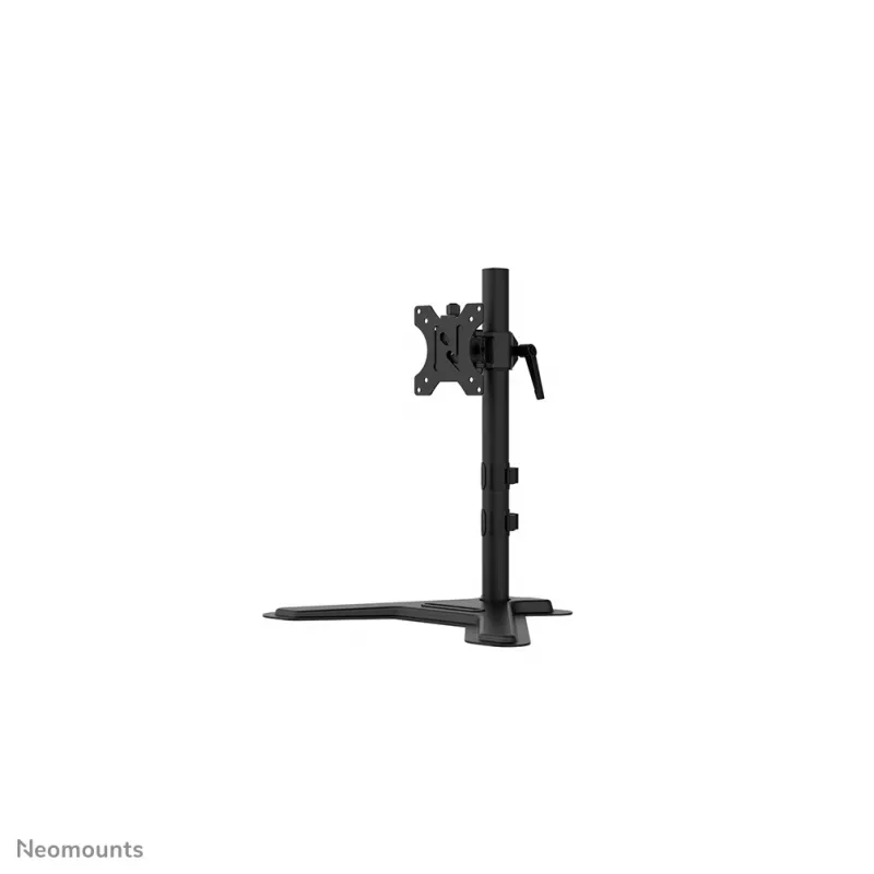 Neomounts DS45-600BL1 vieno monitoriaus stovas 10–32 colių ekranams, VESA 75x75–100x100, maks. 9 kg, pastatomas ant stalo, juodas