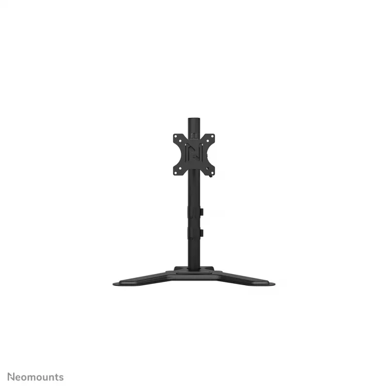 Neomounts DS45-600BL1 vieno monitoriaus stovas 10–32 colių ekranams, VESA 75x75–100x100, maks. 9 kg, pastatomas ant stalo, juodas