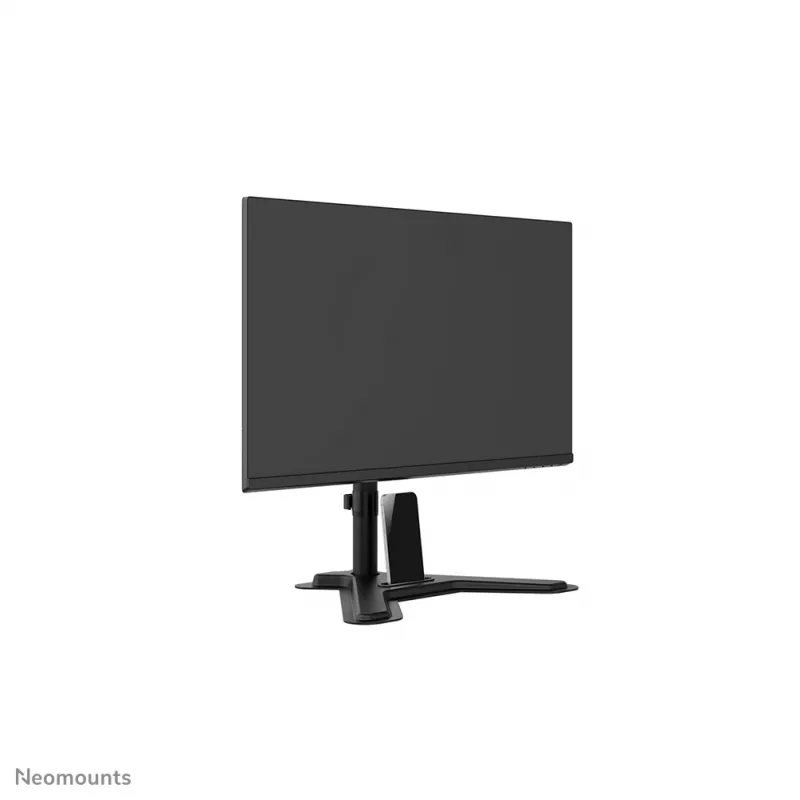 Neomounts DS45-600BL1 vieno monitoriaus stovas 10–32 colių ekranams, VESA 75x75–100x100, maks. 9 kg, pastatomas ant stalo, juodas