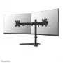 Dvigubas monitoriaus stovas Neomounts DS45-600BL2, skirtas 10–32 colių ekranams, palaiko 2 ekranus, maks. 6 kg, VESA 75x75–100x100, laisvai pastatomas, juodas