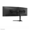 Dvigubas monitoriaus stovas Neomounts DS45-600BL2, skirtas 10–32 colių ekranams, palaiko 2 ekranus, maks. 6 kg, VESA 75x75–100x100, laisvai pastatomas, juodas