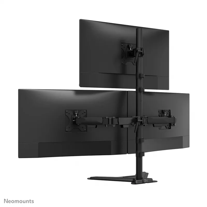 Neomounts DS45-600BL2-1 Trigubas monitorių stovas 10-32 colių