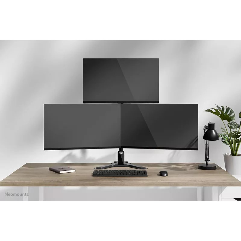 Neomounts DS45-600BL2-1 Trigubas monitorių stovas 10-32 colių