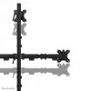 Neomounts DS60-600BL2-1 Trigubas monitoriaus laikiklis 10–32 colių, spaustuvo / įvorės tvirtinimas, 9 kg, 25,4 cm (10 colių), 81,3 cm (32 colių), 100 x 100 mm, juodas