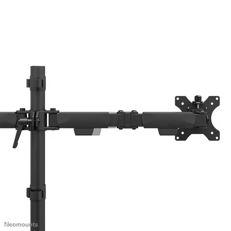 Neomounts DS60-600BL2-1 Trigubas monitoriaus laikiklis 10–32 colių, spaustuvo / įvorės tvirtinimas, 9 kg, 25,4 cm (10 colių), 81,3 cm (32 colių), 100 x 100 mm, juodas