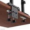 Keturių monitorių laikiklis Neomounts DS60-600BL2-2, 10–32 colių ekranams, VESA 75x75–100x100, maks. apkrova 8 kg, spaustuvas / įvorė, juodas
