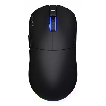 HATOR Quasar 3 Wireless pelė Žaidimų Abiem rankoms tinkama RF belaidė + Bluetooth + USB Type-A Optinė 12000 DPI