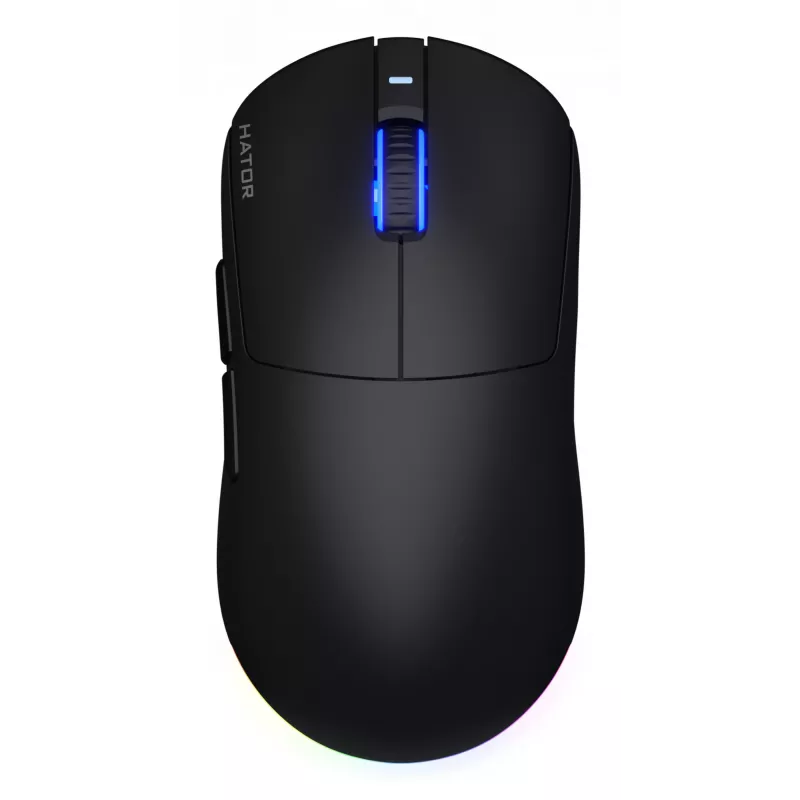 HATOR Quasar 3 Wireless pelė Žaidimų Abiem rankoms tinkama RF belaidė + Bluetooth + USB Type-A Optinė 12000 DPI