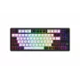 HATOR Skyfall 80 MAG ULTIMA 8K belaidė klaviatūra, skirta žaidimams USB + RF belaidė + Bluetooth QWERTY US English Juoda, Balta