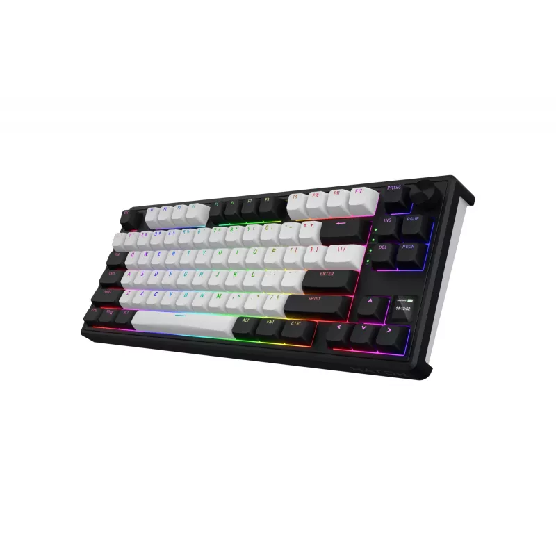 HATOR Skyfall 80 MAG ULTIMA 8K belaidė klaviatūra, skirta žaidimams USB + RF belaidė + Bluetooth QWERTY US English Juoda, Balta