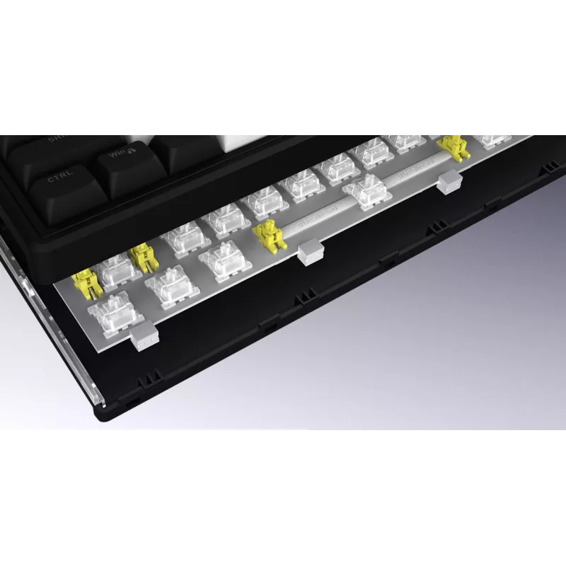 HATOR Skyfall 80 MAG ULTIMA 8K belaidė klaviatūra, skirta žaidimams USB + RF belaidė + Bluetooth QWERTY US English Juoda, Balta