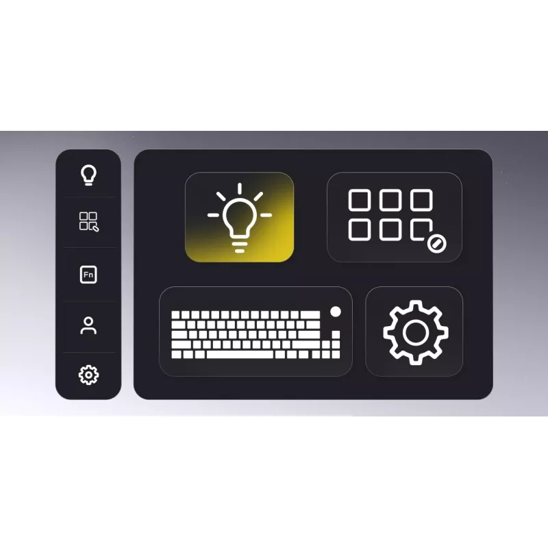 HATOR Skyfall 80 MAG ULTIMA 8K belaidė klaviatūra, skirta žaidimams USB + RF belaidė + Bluetooth QWERTY US English Juoda, Balta