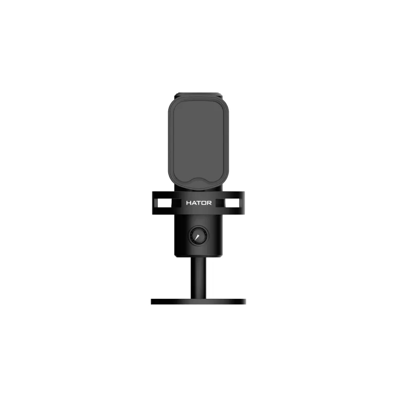 HATOR Dreamcast X, juoda, podkastų mikrofonas, -32 dB, 20 - 16000 Hz, 16 bitų, 96 kHz, 70 dB