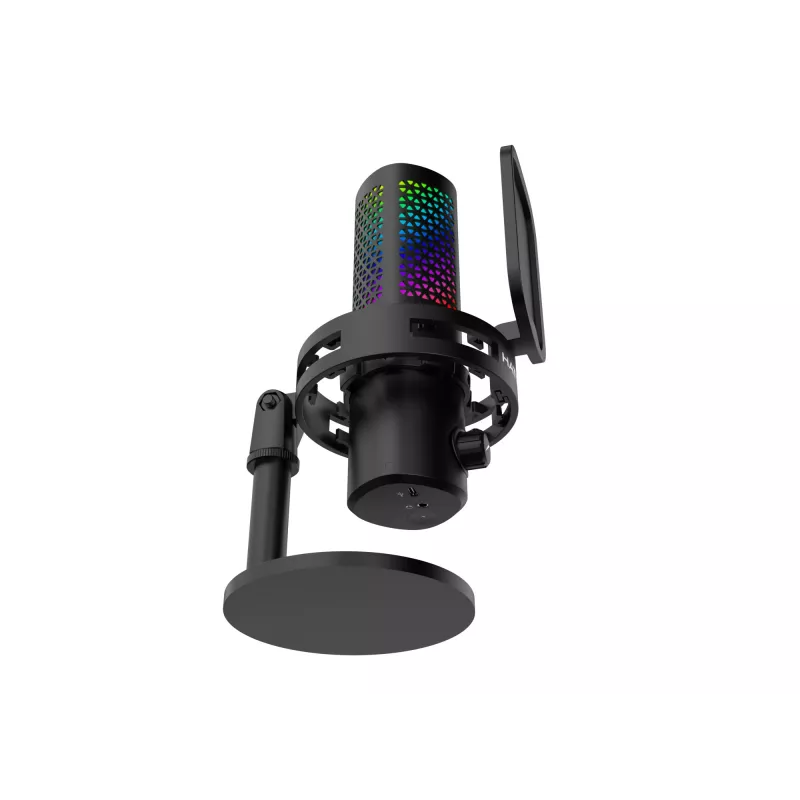 HATOR Dreamcast X, juoda, podkastų mikrofonas, -32 dB, 20 - 16000 Hz, 16 bitų, 96 kHz, 70 dB