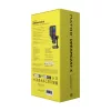 HATOR Dreamcast X, juoda, podkastų mikrofonas, -32 dB, 20 - 16000 Hz, 16 bitų, 96 kHz, 70 dB