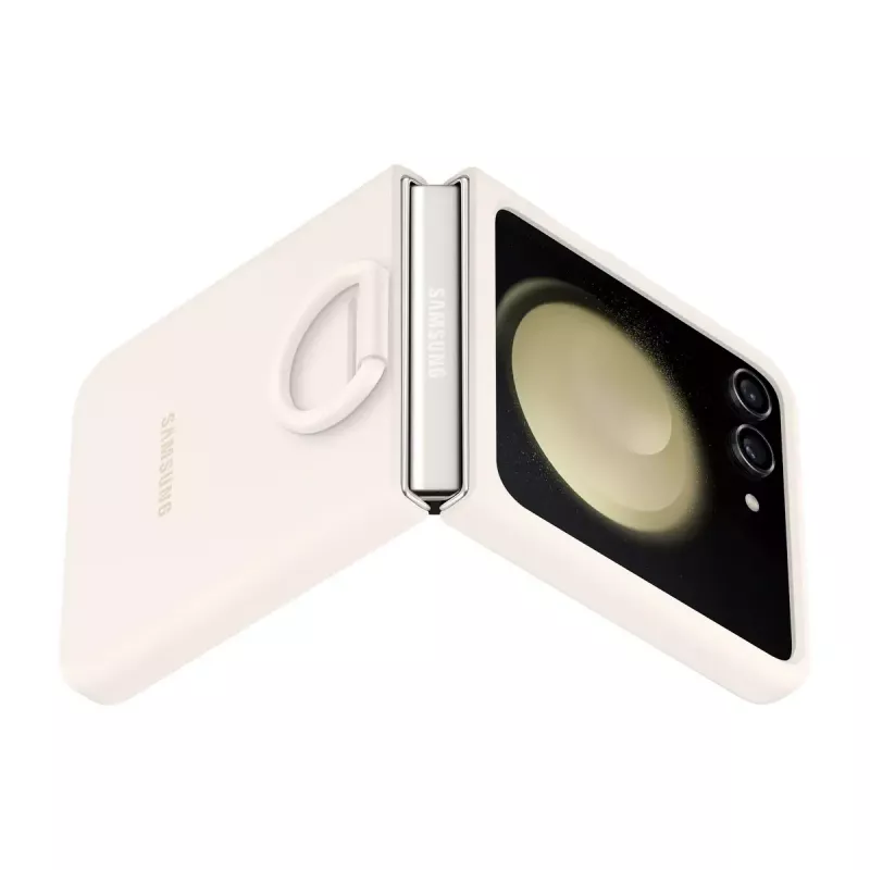 Samsung EF-PF731TUEGWW mobiliojo telefono dėklas 17 cm (6,7 colio) Dangtelis Kreminis