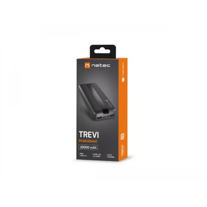 Nešiojamasis įkroviklis NATEC Trevi 20000 mAh
