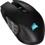 Corsair SCIMITAR ELITE WIRELESS pelė, skirta žaidimams, dešiniarankiams, RF belaidė + Bluetooth + USB Type-C, optinė, 26000 DPI