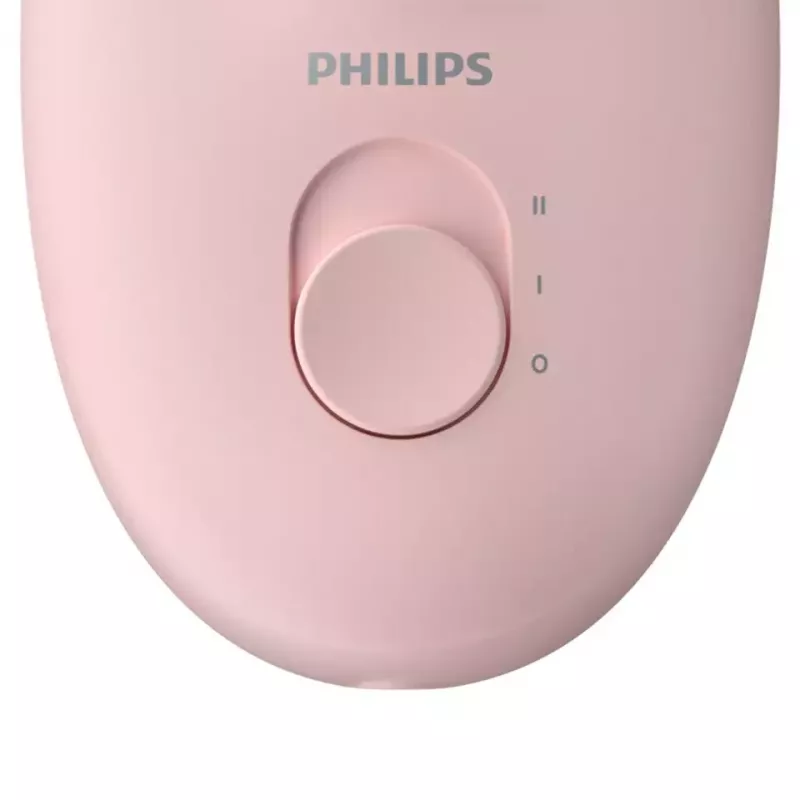 “Philips Satinelle Essential BRE285/00” laidinis epiliatorius, balta / rožinė