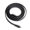 HDMI-HDMI kabelis v2.0 3D TV High Speed Ethernet 1,8 m plokščias (auksinės jungtys)