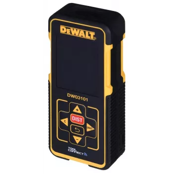 DeWALT DW03101 Lazerinis atstumo matuoklis, juodas, geltonas, 100 m