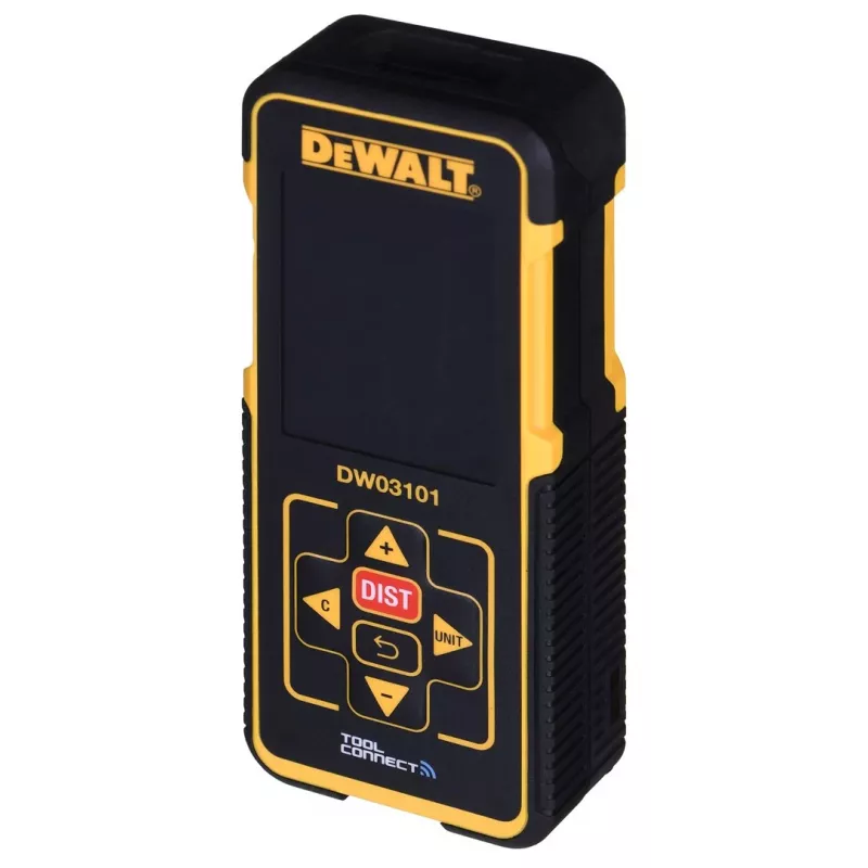DeWALT DW03101 Lazerinis atstumo matuoklis, juodas, geltonas, 100 m