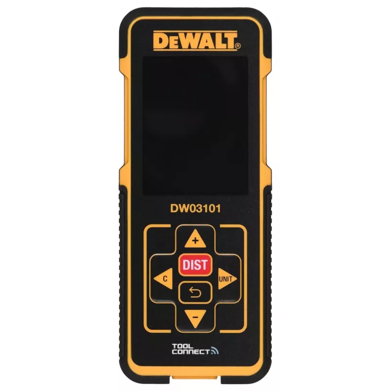 DeWALT DW03101 Lazerinis atstumo matuoklis, juodas, geltonas, 100 m