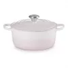 Le Creuset Signature Cast Iron Round Casserole 24cm shell pink