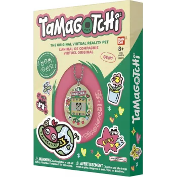 Elektroninis Tamagotchi virtualus augintinis kiaušinis Bandai ECO CELEBRATION EGG modelis 44315, delninės skaitmeninis augintinis