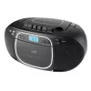 Nešiojamas CD grotuvas JVC RC-E451B juodas — CD/MP3, Bluetooth, FM 87,5–108 MHz, USB, AUX, 3,2 W RMS