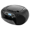 Nešiojamas CD grotuvas JVC RC-E451B juodas — CD/MP3, Bluetooth, FM 87,5–108 MHz, USB, AUX, 3,2 W RMS