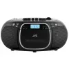 Nešiojamas CD grotuvas JVC RC-E451B juodas — CD/MP3, Bluetooth, FM 87,5–108 MHz, USB, AUX, 3,2 W RMS