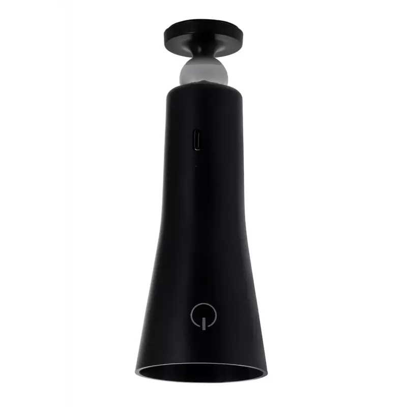 Stalinė lempa ActiveJet AJE-IDA 4IN1 juoda — 12 LED lempučių, 5 W, 4000 K, 1200 mAh baterija, USB-C