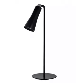 Stalinė lempa ActiveJet AJE-IDA 4IN1 juoda — 12 LED lempučių, 5 W, 4000 K, 1200 mAh baterija, USB-C