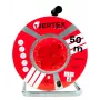 Ilginamasis laidas VERTEX PB50METAL 50 m 3x2,5 mm² 3000 W, 4x Type E/F lizdai, IP44, Type F kištukas, įjungimo/išjungimo jungiklis
