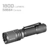 AceBeam P16 Įkraunamas LED žibintuvėlis 1000 liumenų pilkas