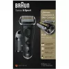 Braun Series 9 9352cc Sport folijos skutimosi mašinėlė ir kirpiklis, juoda ir pilka