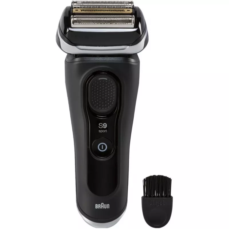 Braun Series 9 9352cc Sport folijos skutimosi mašinėlė ir kirpiklis, juoda ir pilka