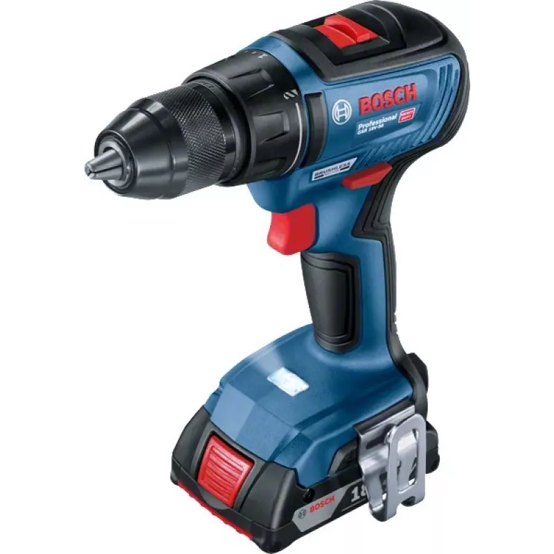 Akumuliatorinis atsuktuvas Bosch GSR 18V-50, 1800 aps./min., 28 N⋅m, 1 kg