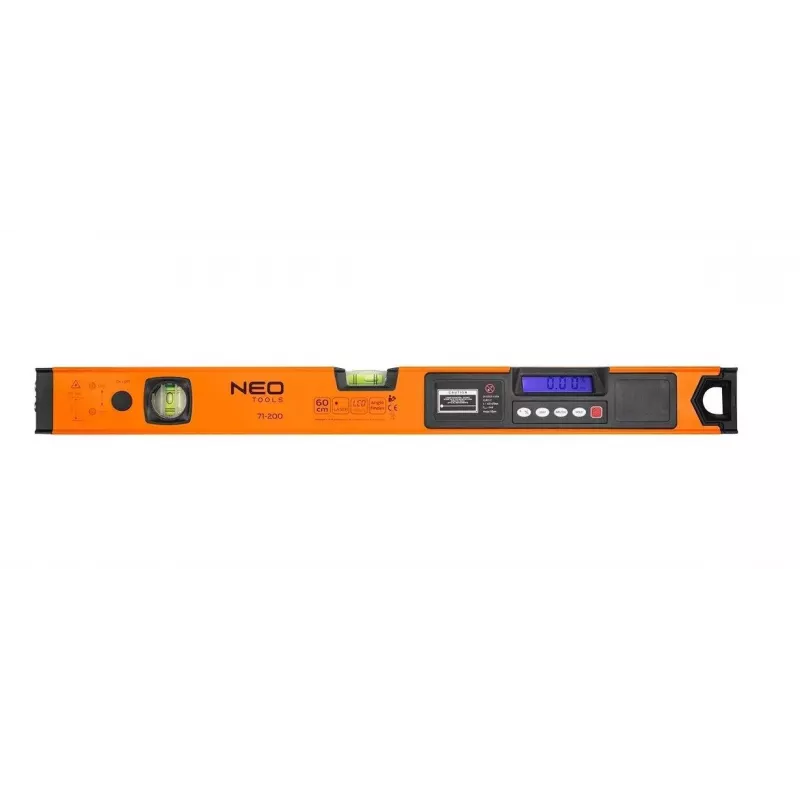 Neo Tools gulsčiukas su elektroniniu ekranu ir lazerine rodykle 60 cm