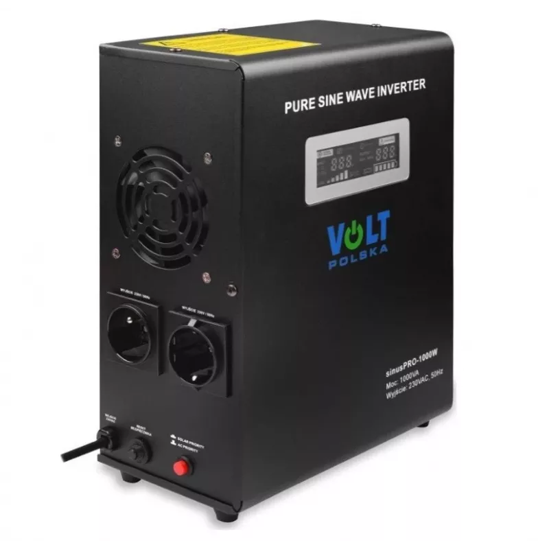 Įtampos keitiklis Volt Polska SinusPro 1000W 12V 700W – grynos sinusinės bangos išvestis 12V sistemoms