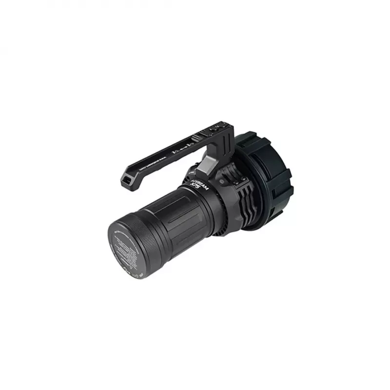 Flashlight AceBeam X75 70.2 6500K Juoda — rankinis LED žibintuvėlis, 6500K spalvos temperatūra