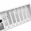HDD korpusas Sidabrinėstone RM22-308 2.5/3.5 colio 10 diskų juoda balta