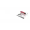 HDD korpusas Sidabrinėstone RM22-308 2.5/3.5 colio 10 diskų juoda balta