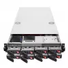 HDD korpusas Sidabrinėstone RM22-308 2.5/3.5 colio 10 diskų juoda balta