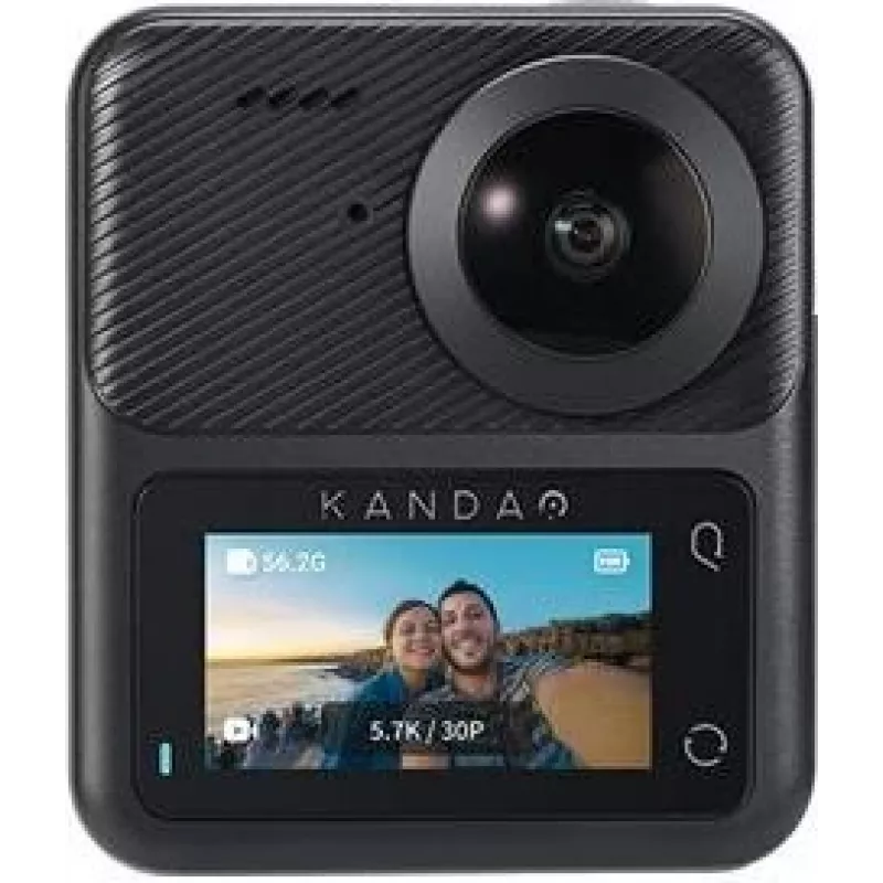 Veiksmo kamera KanDao QooCam 3 QCM0301 dviejų objektyvų 360° 4K vaizdo įrašymui